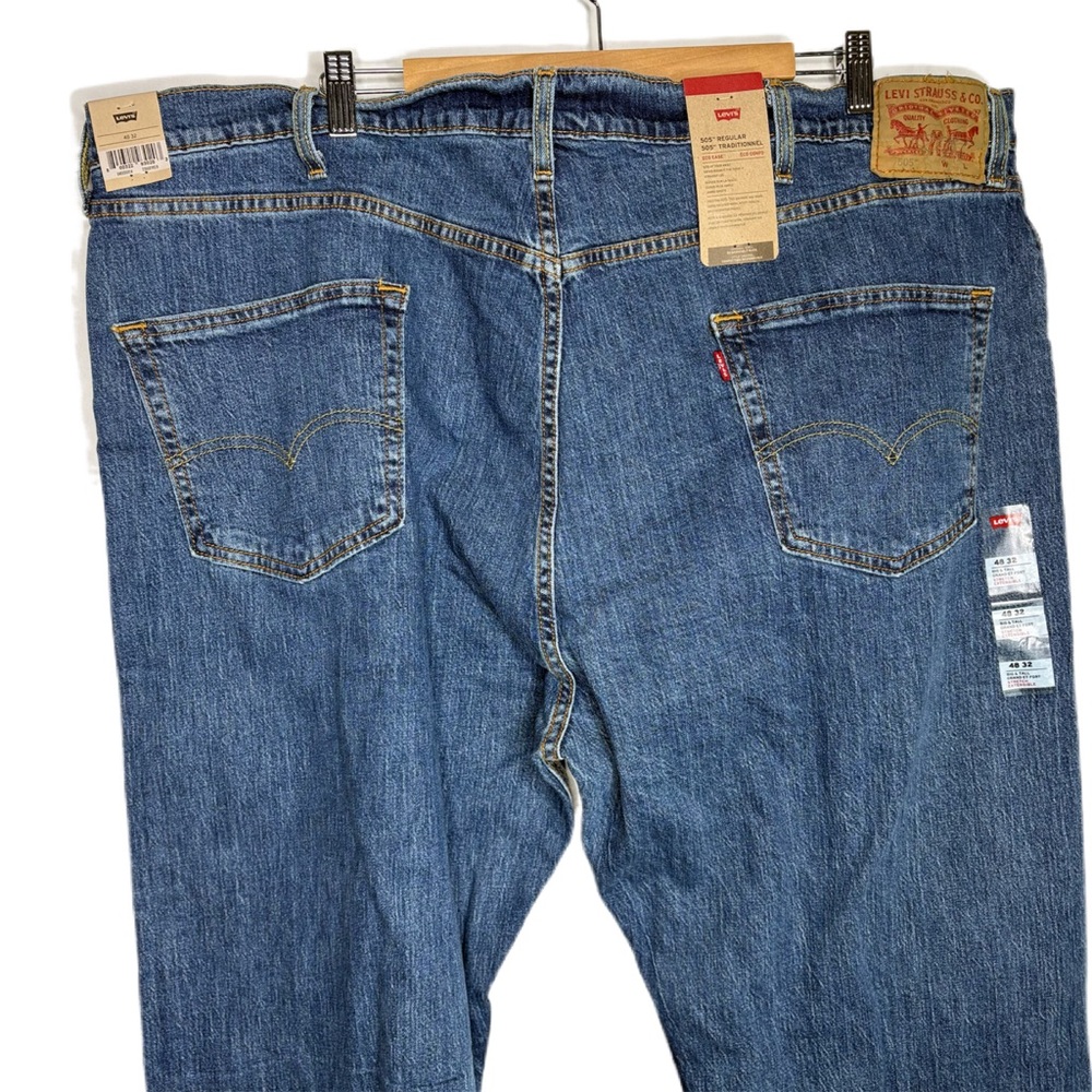 NWT Levis 505 Big & Tall 48/32 Stretch - Picture 4 of 14